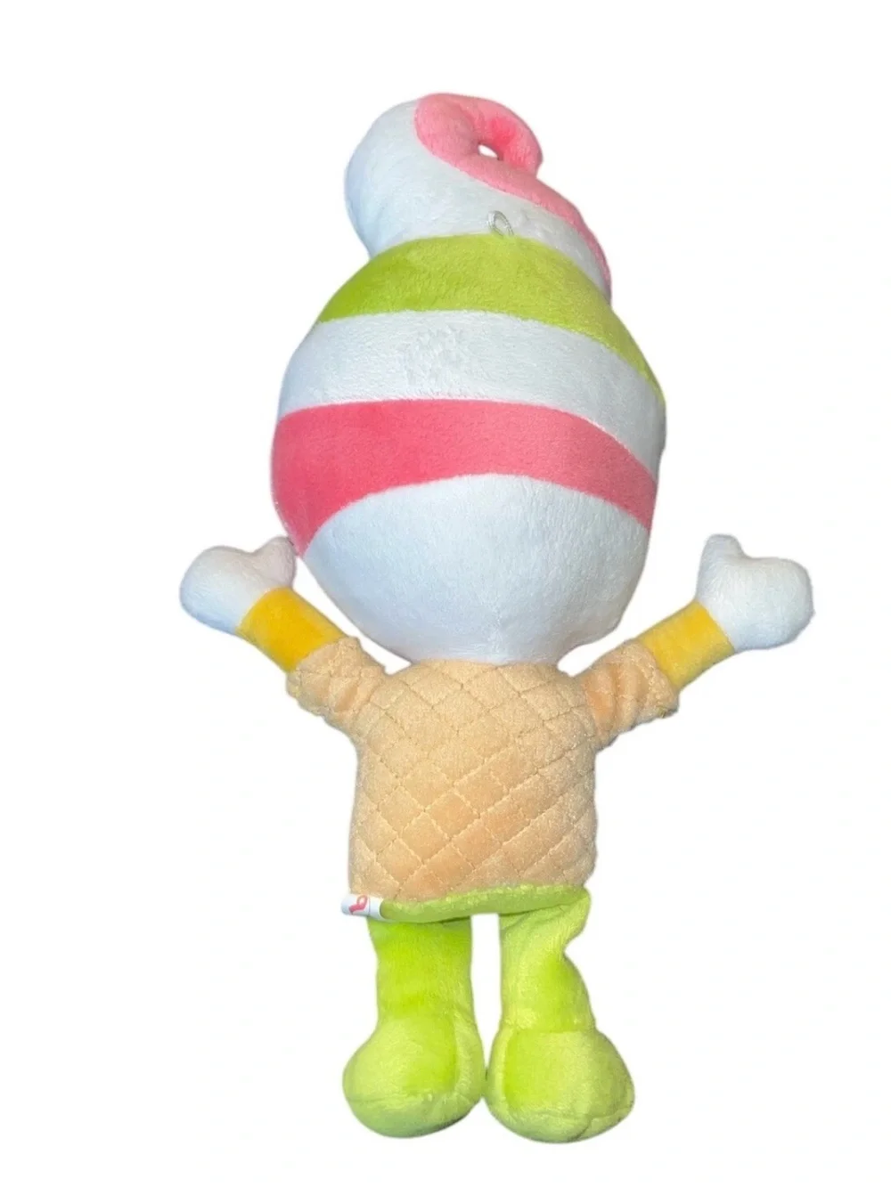 Menchies Frozen Yogurt Cone Mascot Stuffed Plush Ice Cream Cone Swirl 16